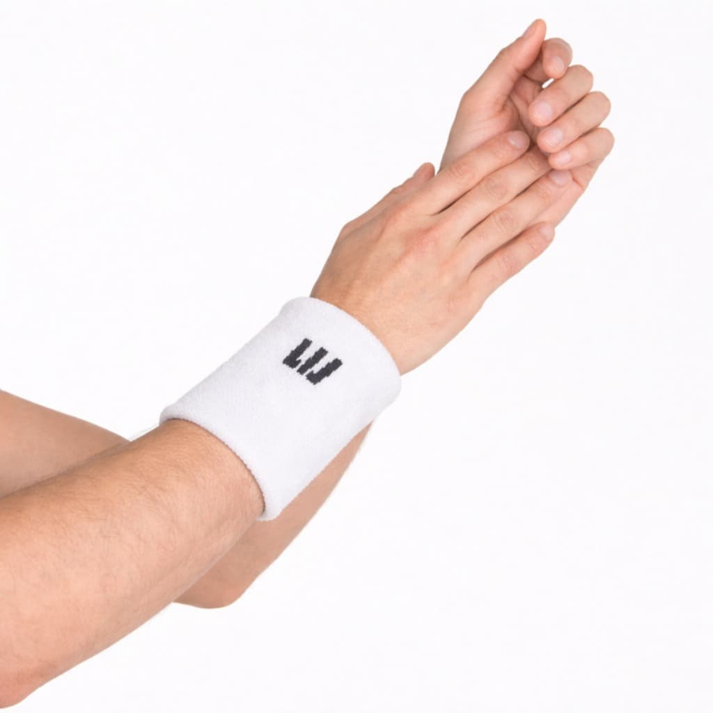 2 Pares Munhequeira Performance Pulse Tênis Crossfit Academia Unissex Seca Rápido Padel Beach Tennis