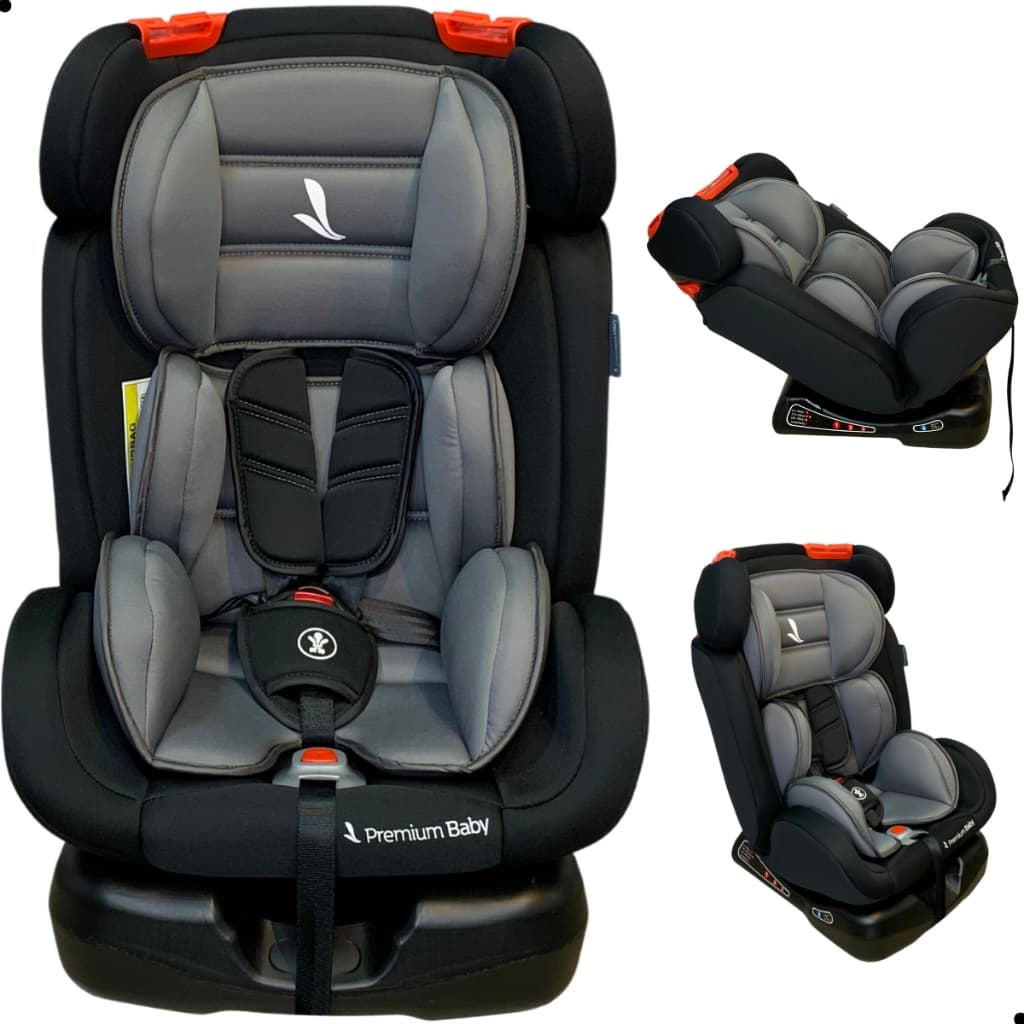 Cadeira Auto Comfort Grow 0-36 Preto Premium Baby Grupos I,II e III