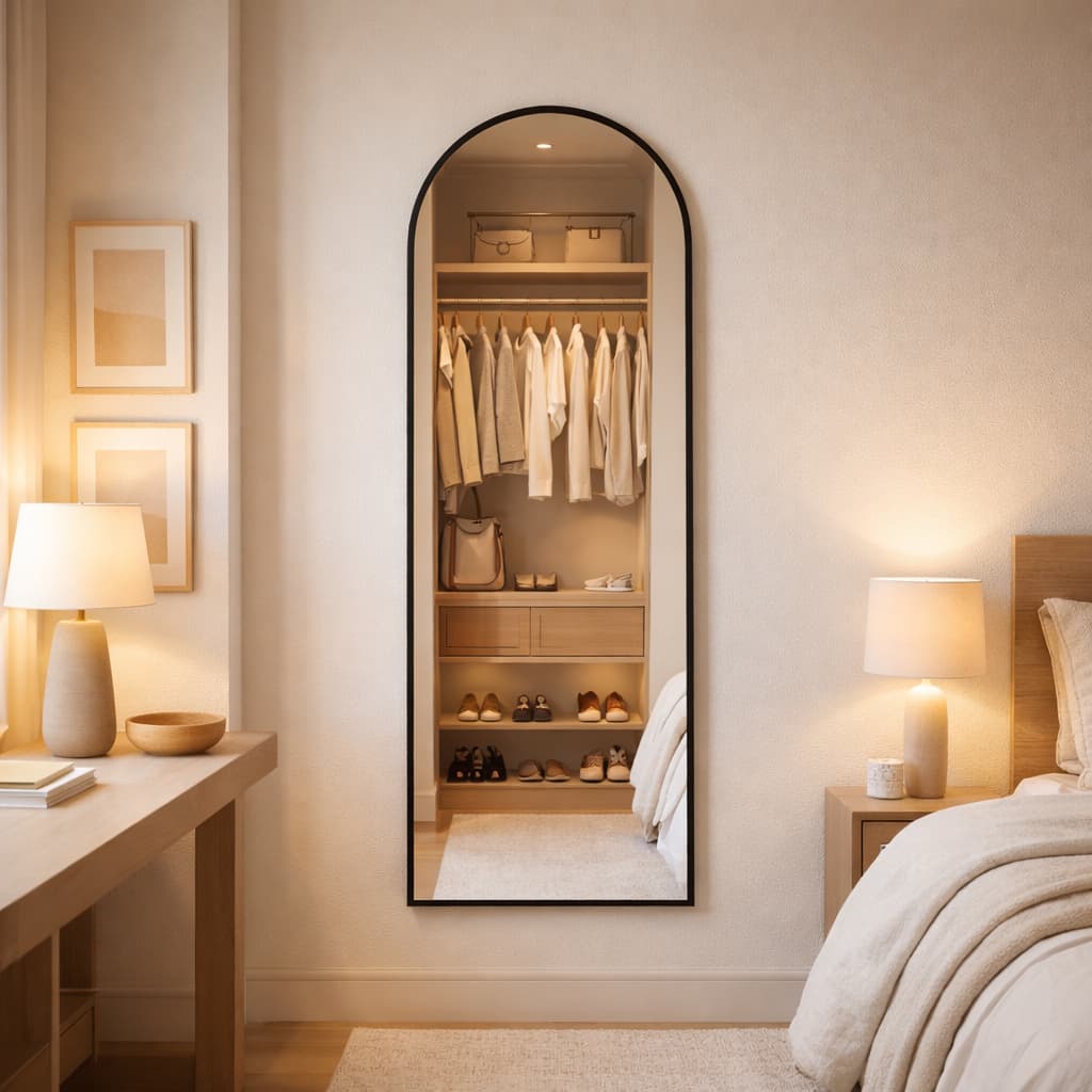 Espelho Decorativo Portal 110x50cm Sala Quarto Banheiro