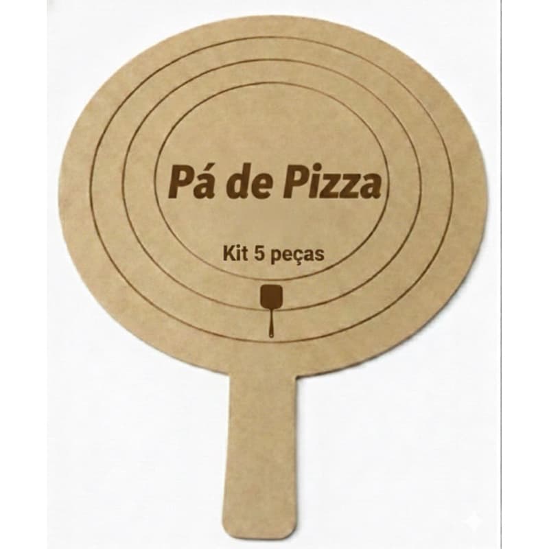 Pá para Montagem Pizza em MDF 52x40cm – Ideal para Pizzaria e Uso Profissional