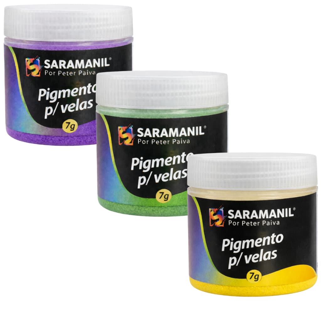 Pigmento Para Velas Pó 7g Saramanil By Peter Paiva Não Migra Corante Para Vela Artesanal Parafina