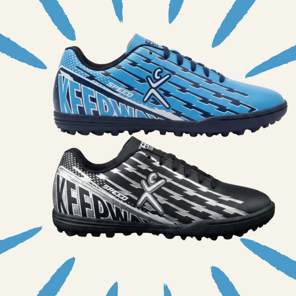 Kit com 2 Chuteiras Society Infantil Leve Resistente e Antiderrapante