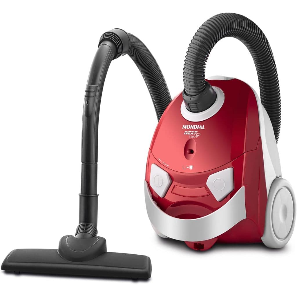 Aspirador De Pó Next 1500 1,5 Litros 1200w Mondial Vermelho/Preto127v