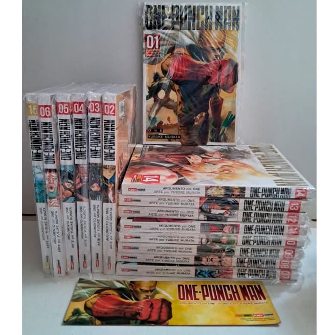 Mangá One-Punch Man - Volumes 1 ao 23 + Catalogo de Herois