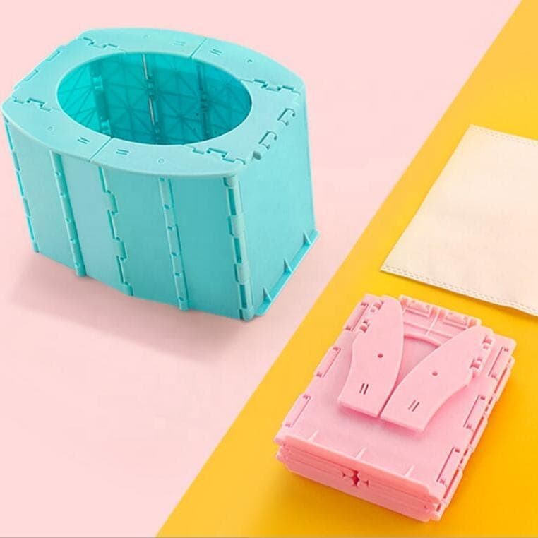 Penico Portátil Infantil Assento Dobrável Para Viagens Passeios Desfralde