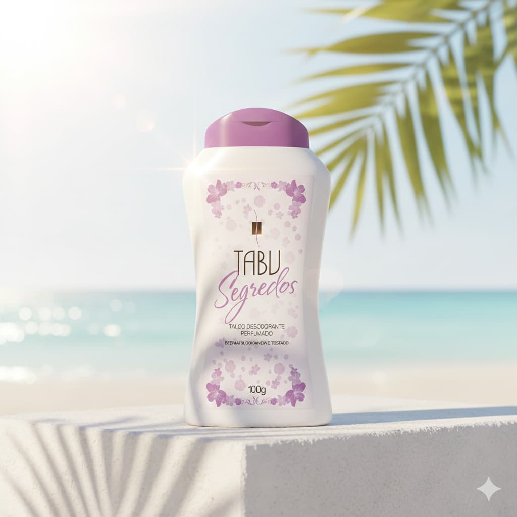 Talco Desodorante Tabu Segredos 100G