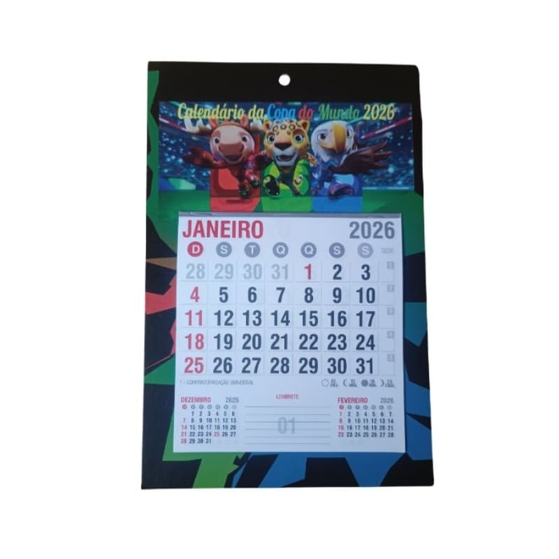 Calendário Copa do Mundo 2026