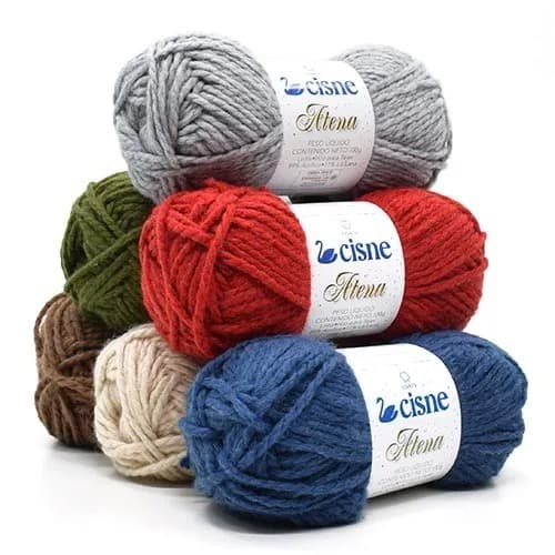 Lã Atena Cisne/Coats 100g 89% acrilico e 11% Lã