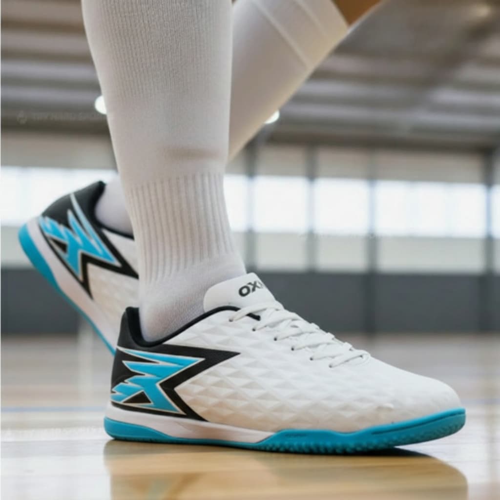 Chuteira Futsal OXN Genio 3 X-Pro 2 Adulto Oficial Conforto Leve Grip Quadra Indoor