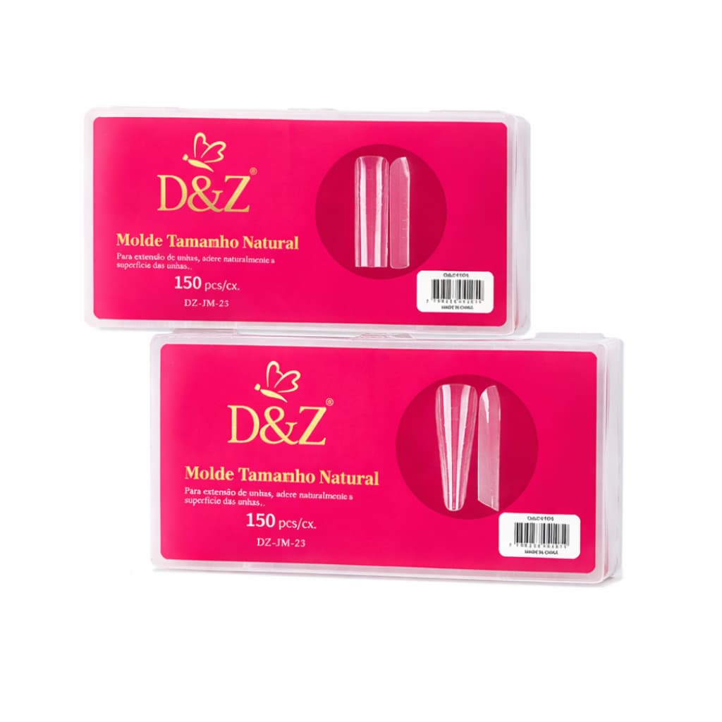 Molde F1 D&Z Tamanho Natural 0mm– Formato Quadrado/Mandorla 150 Peças