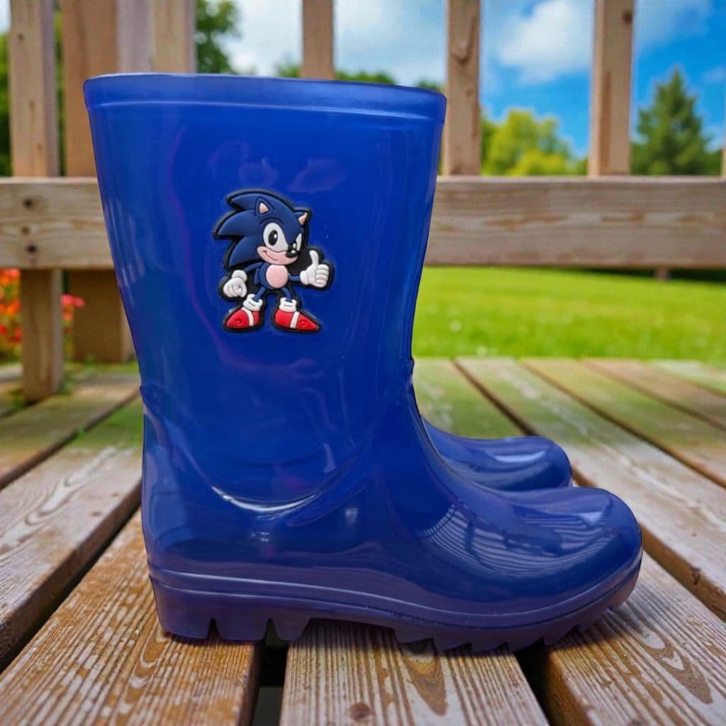Bota Infantil Menino Galocha Impermeável Cano Alto  Confortável e Segura