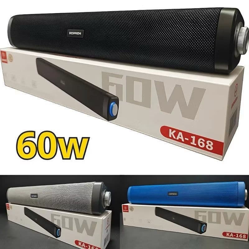 Caixa de Som Potente Soundbar 60w USB Para PC Notebook Projetor