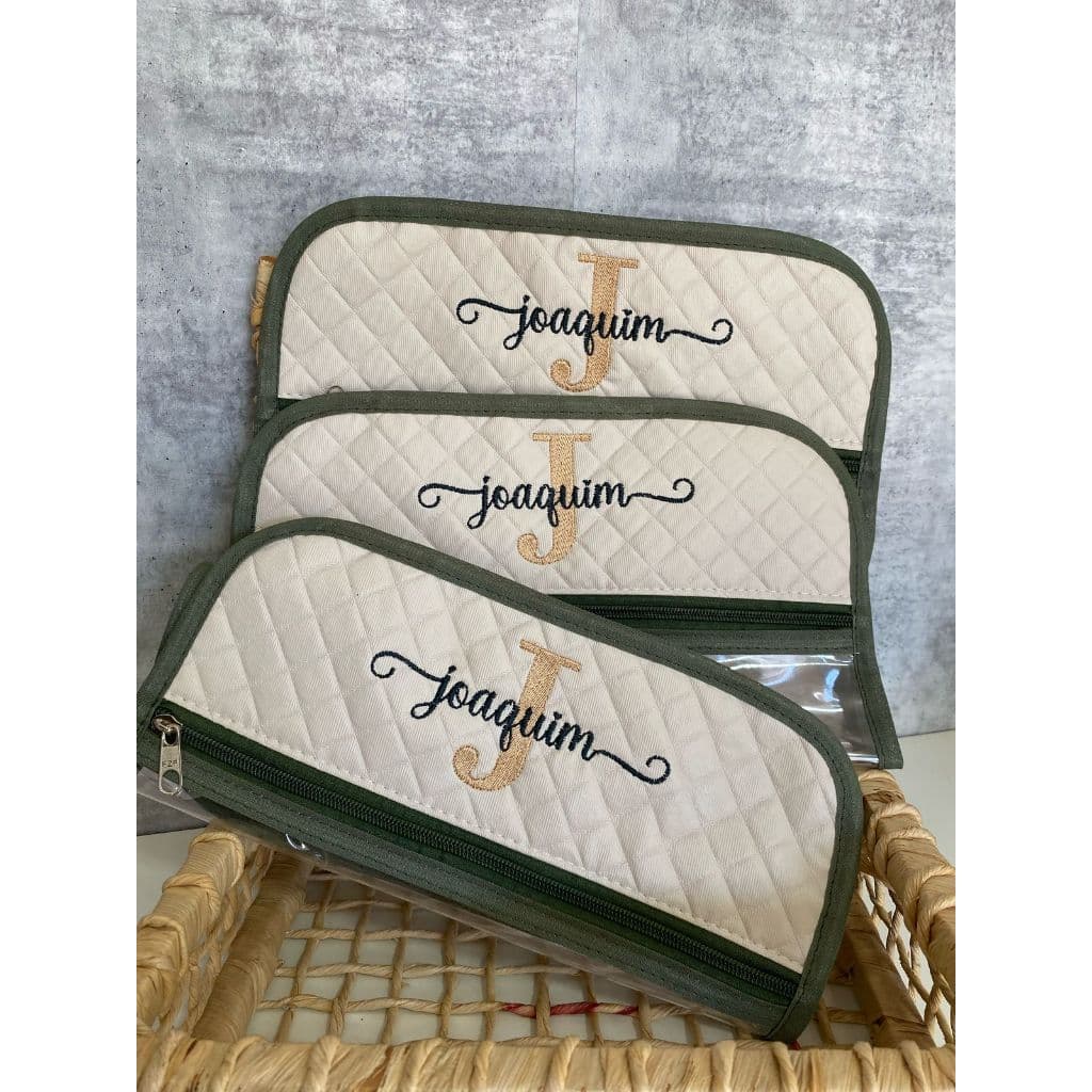 Kit Saquinhos Organizadores para Maternidade Personalizados Roupinhas de Bebê, Mala