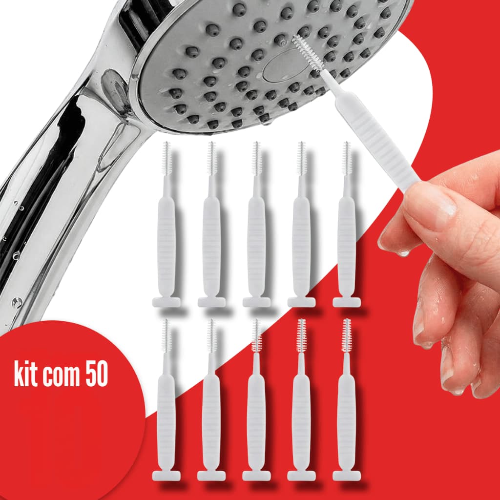 Kit Escova Desentope Chuveiro Mini Limpador Celular Multifuncional Mini Escova De Limpeza Limpa Furo De Chuveiro