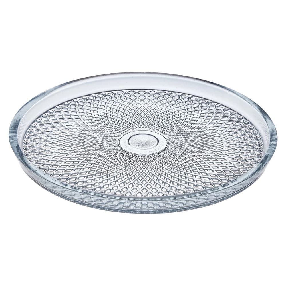 Prato Para Bolo De Vidro S/pé 28cm Vitazza Boleira Base Porta Petisco