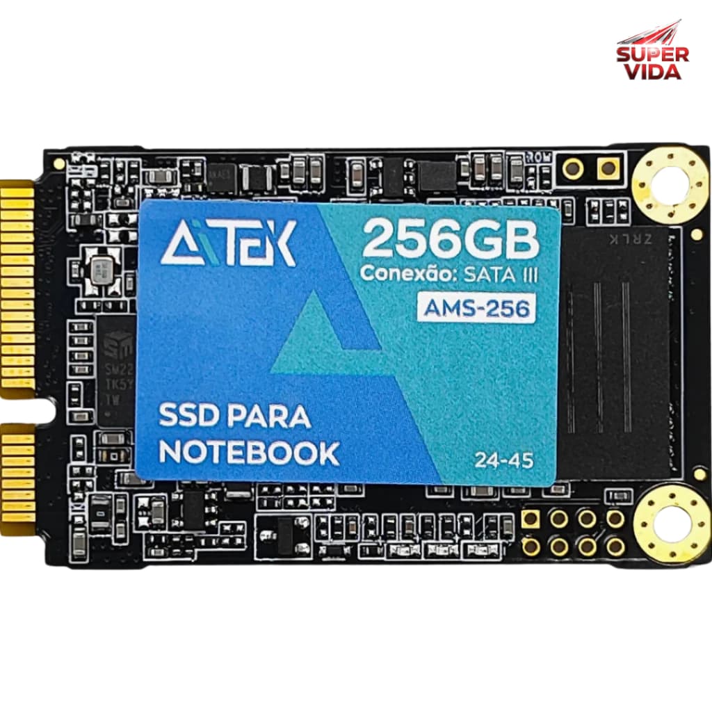 SSD M Sata Aitek Ams 128GB 256GB 512GB Para Notebook Sata III Rápido Leitura 500MB