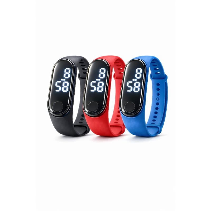 kit 3 Relógio digital LED aprova D'água /relógio infantil/menino /menina/relógios Digital infantil