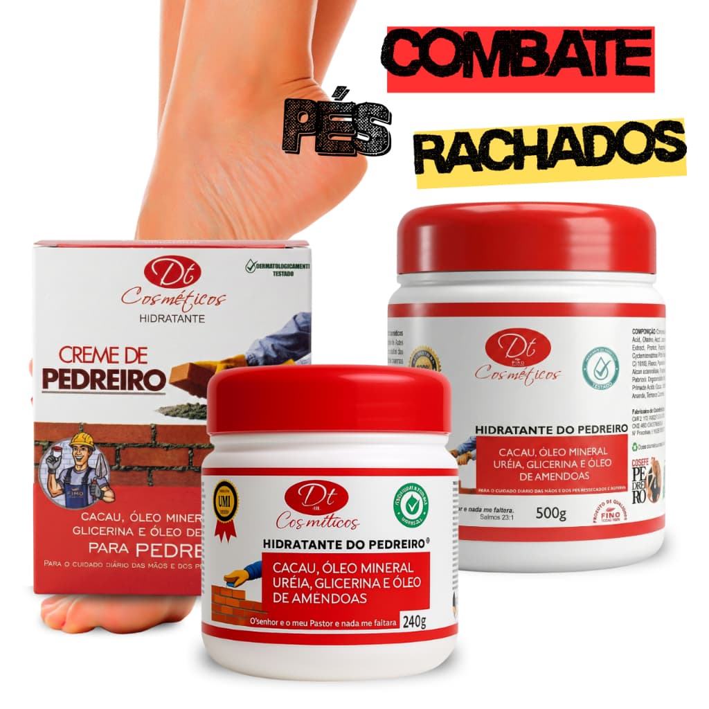 Kit Meia e Hidratante com Ureia para Pés – Tratamento Intensivo para Rachaduras e Ressecamento