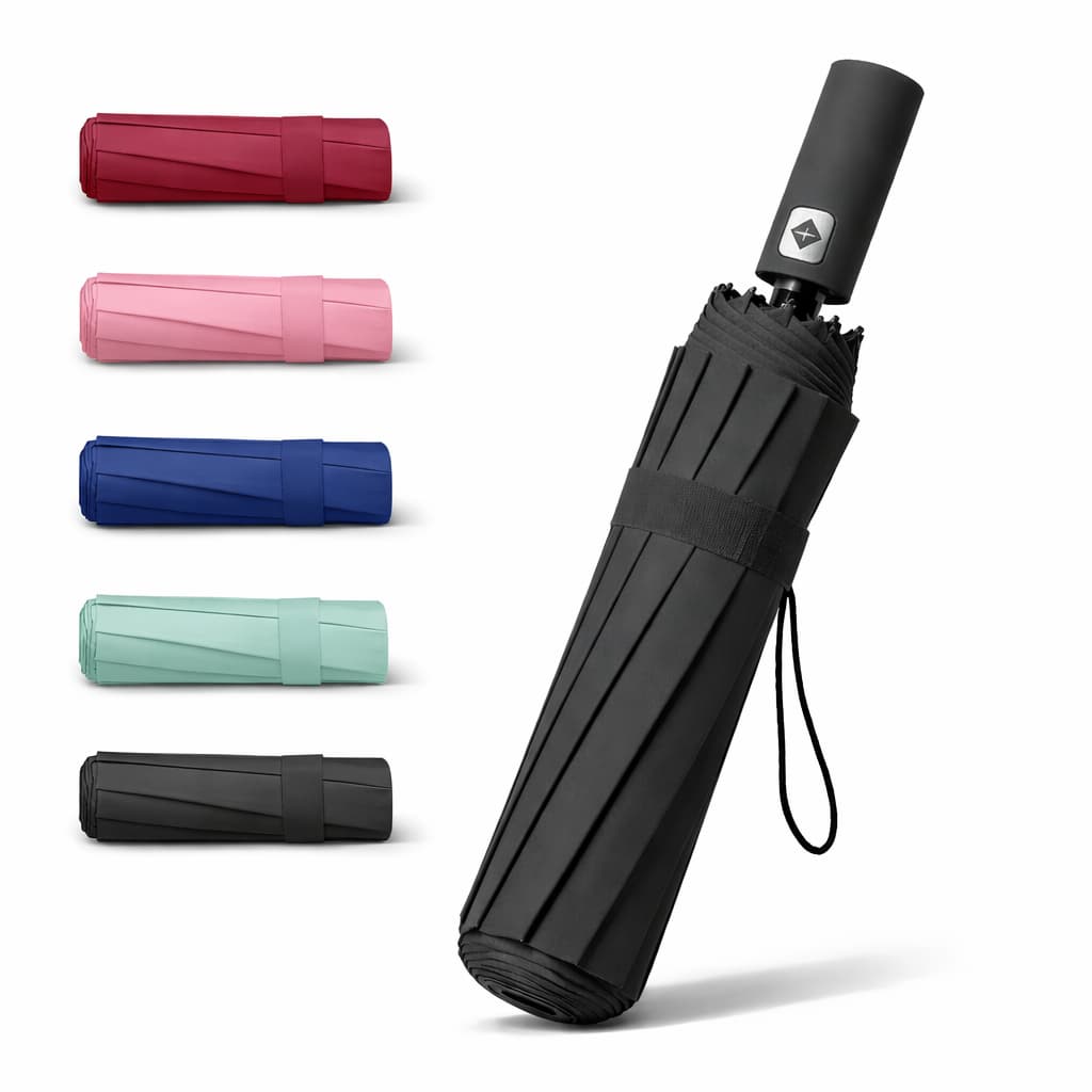 Guarda Chuva Sombrinha de Bolsa Reforçado Resistente Automatico Protecao Uv Blackout