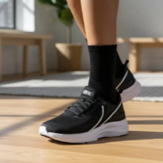 Kit Tênis Feminino Academia Leve + Relógio + Meia Casual Confortável Barato Promoção Caminhada