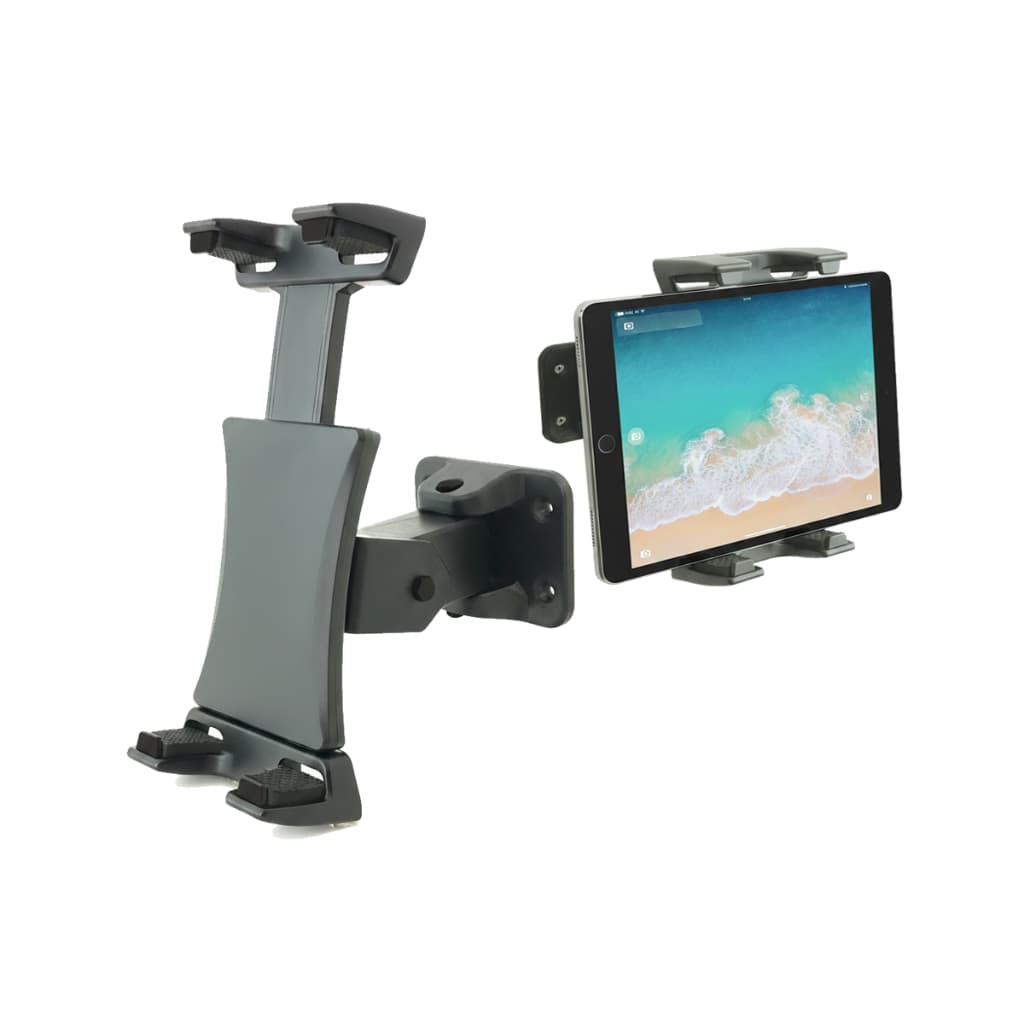 Suporte Parede Articulado Para Ipad Tablet Recepção Preto