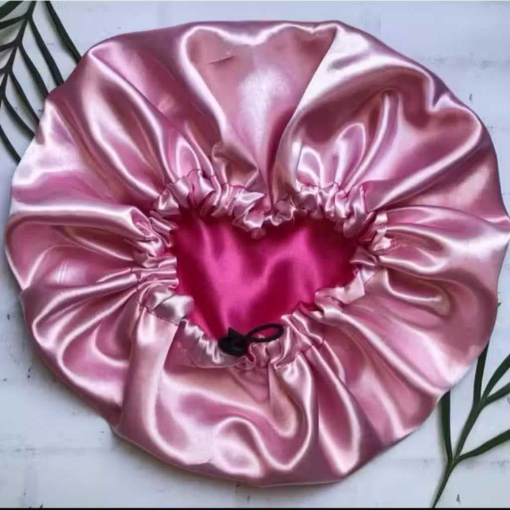 Touca de Cetim Antifrizz Touca de Banho de Cetim