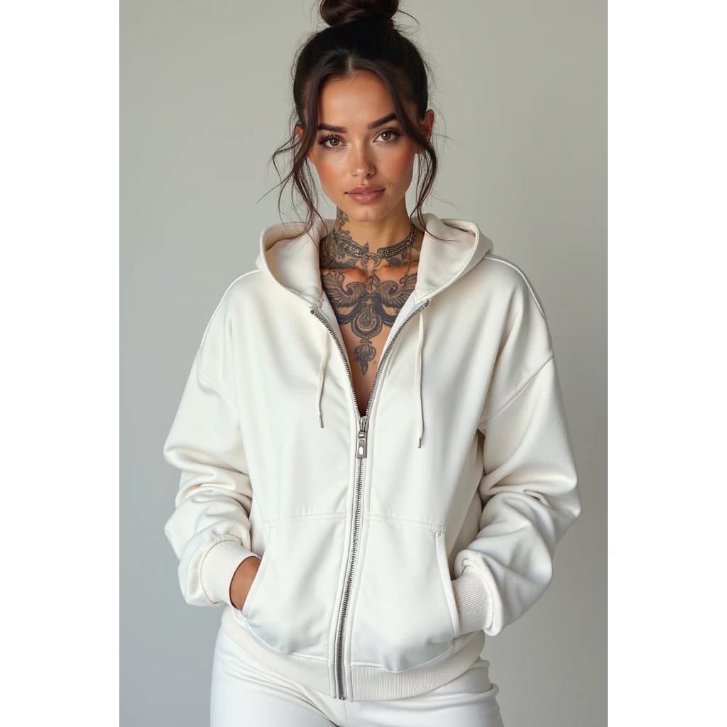 MOLETOM ZIPER FLANELADO UNISSEX  COM CAPUZ BOLSO CANGURU