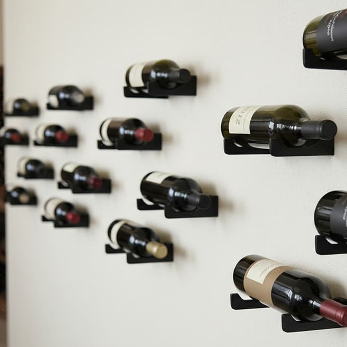 Kit 10 Adegas de Parede Profissional Painel Suspenso para Vinhos