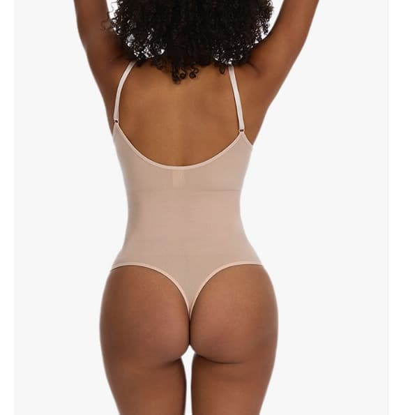 Body Feminino Modelador Fio Sem Costura Alças Ajustáveis Boa Compressão na barriga não marca super confortável, dia a di
