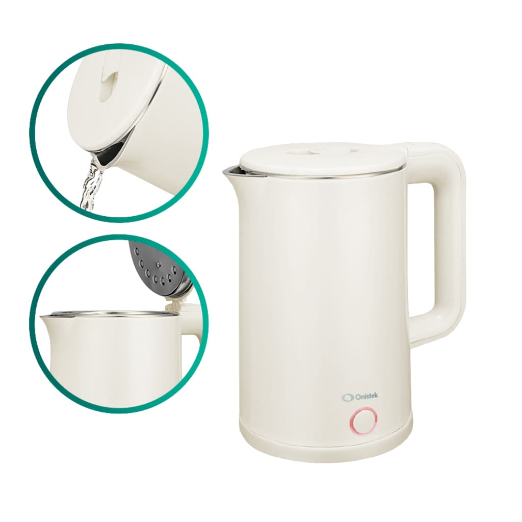 Chaleira Elétrica Onistek ON-CL203/110 1,6L 1200W - Desligamento Automático