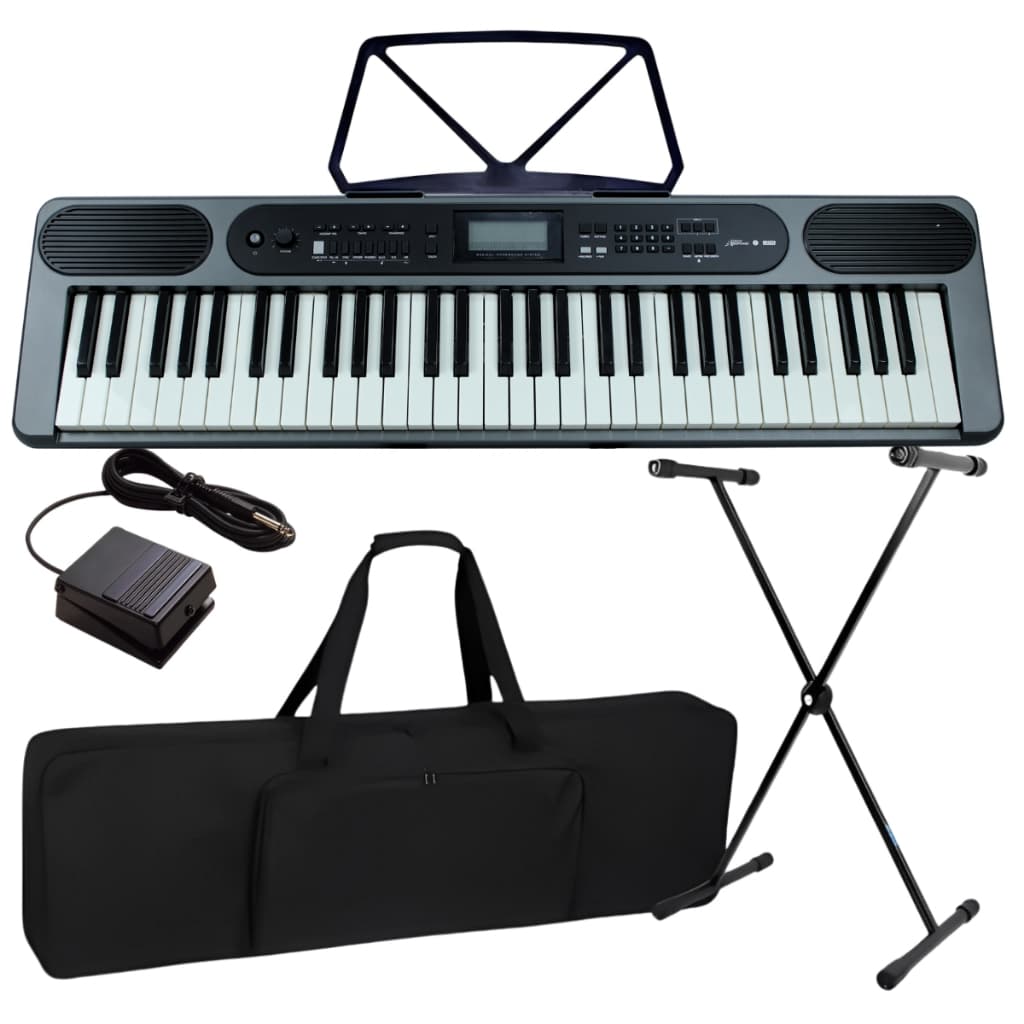 Teclado Musical Bravo Bp399 61 Teclas Sensitivas Bluetooth