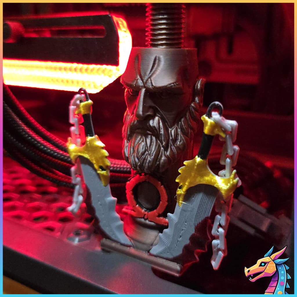 Suporte Ajustável para Placa de Vídeo GPU God Of War 6cm e 8cm - Várias cores