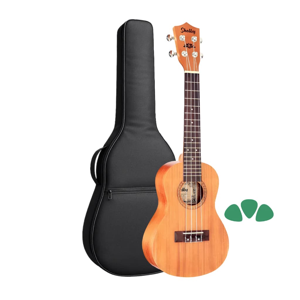 Ukulele Concert Shelby Su23m Nf Loja +capa Luxo+brinde