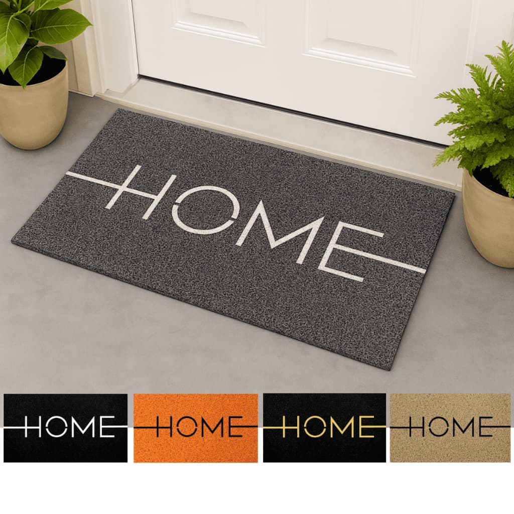 Tapete Capacho Home 40x60cm Porta de Entrada Vinil Antiderrapante Premium Residencial