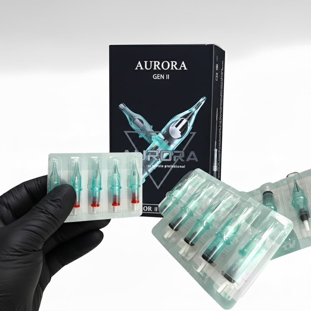 Cartucho Universal para Máquina de Tatuagem Pen/Dermógrafo Aurora Tattoo 2° Geração
