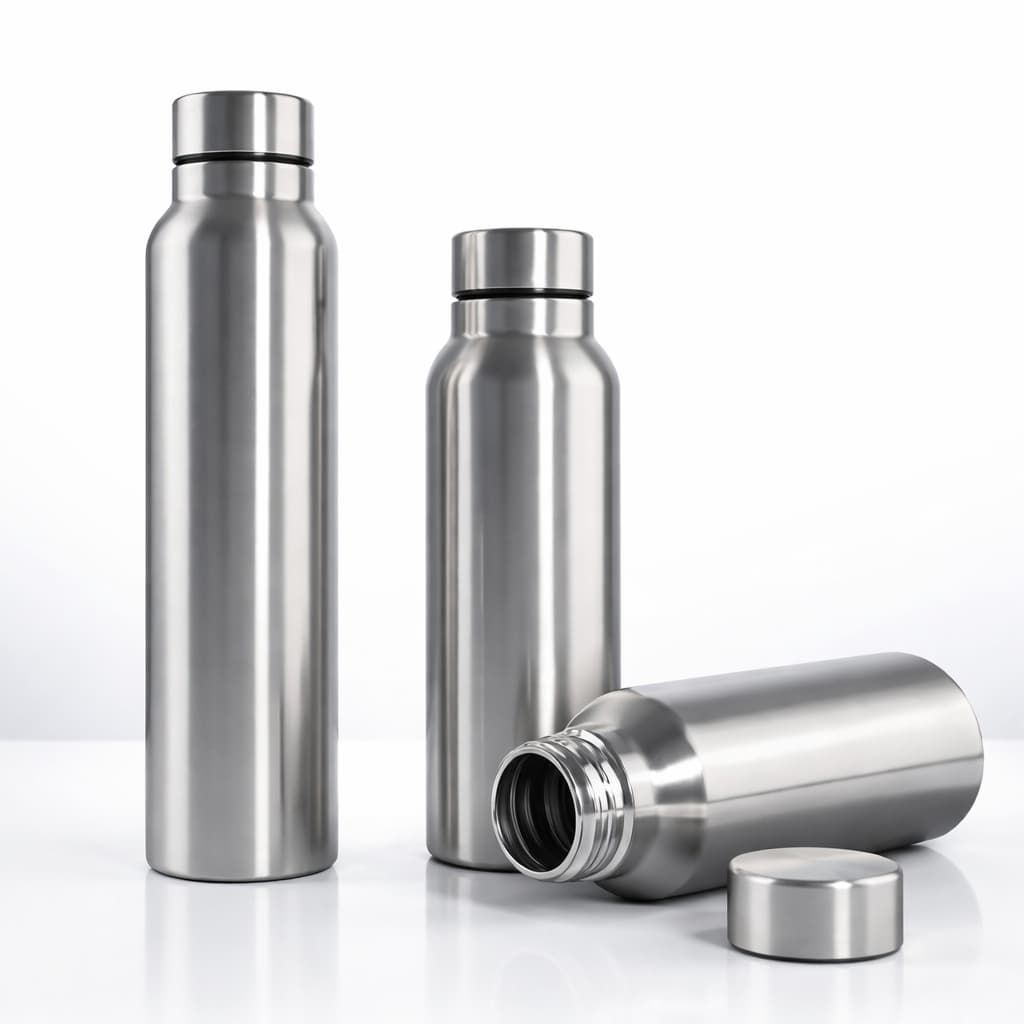 Garrafa de Água Inox boca larga Squeeze Liquidos Frios e Quentes