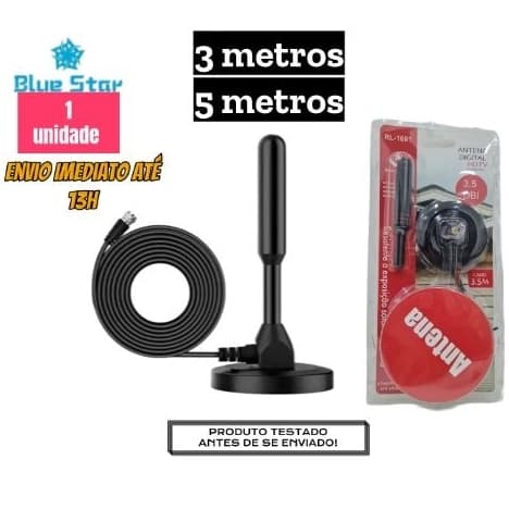 ANTENA DIGITAL HDTV PROVA D'ÁGUA IMÃ - ENVIO IMEDIATO ATÉ 13H