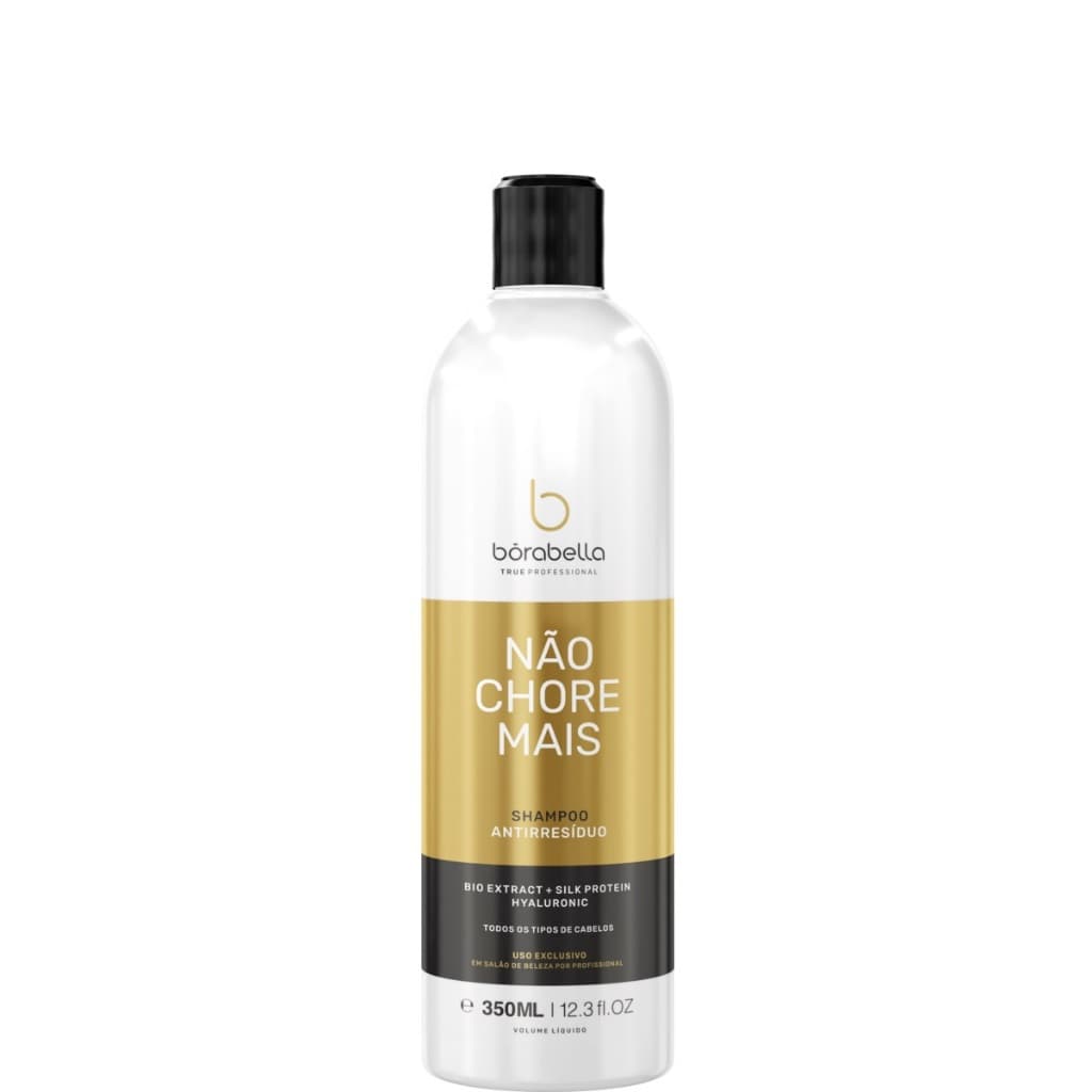 Borabella Não Chore Mais Shampoo Antirresíduo Passo 1 – 350ml