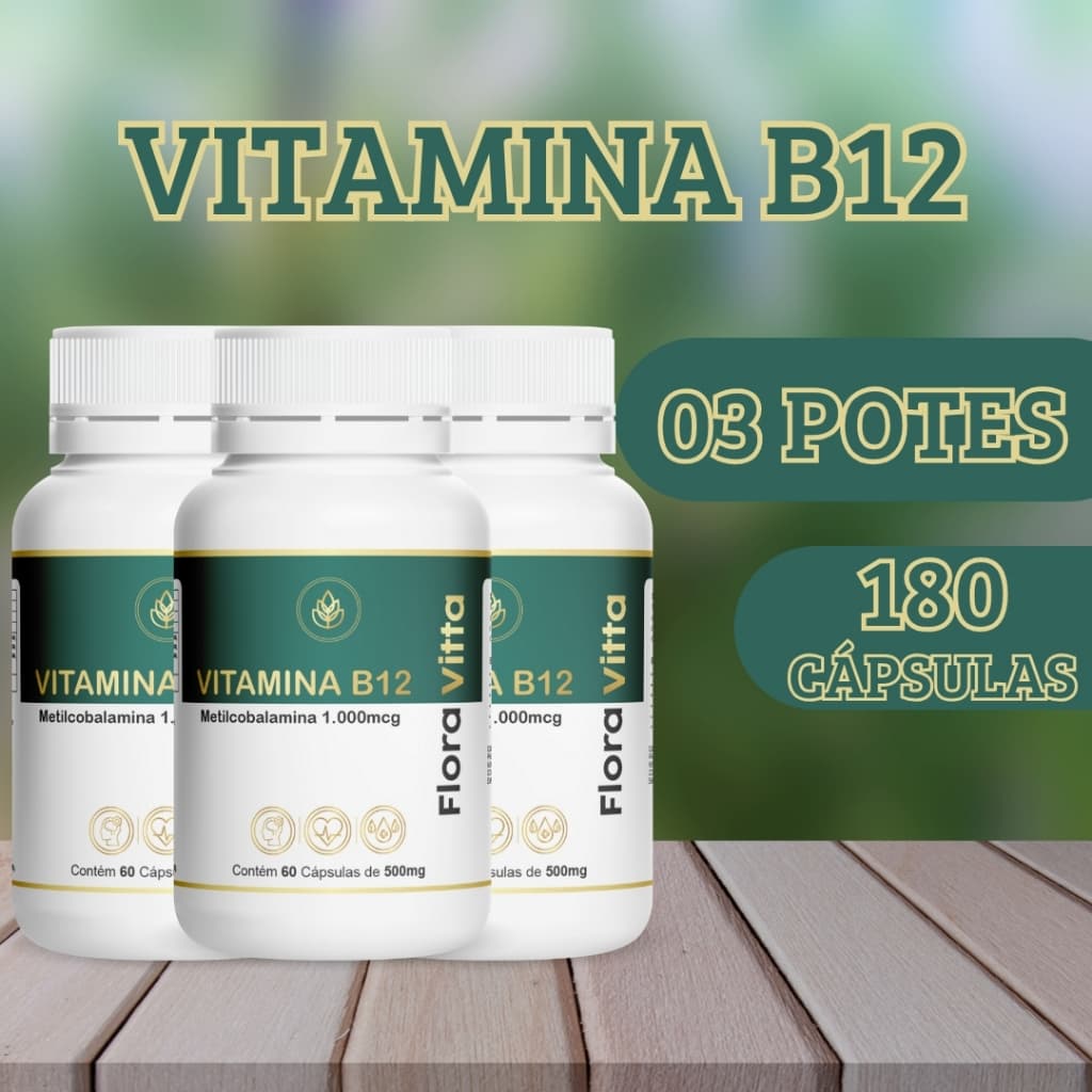 💊 Vitamina B12 (Metilcobalamina) 1.000mcg | Energia, Cérebro Ativo e Saúde do Sistema Nervoso