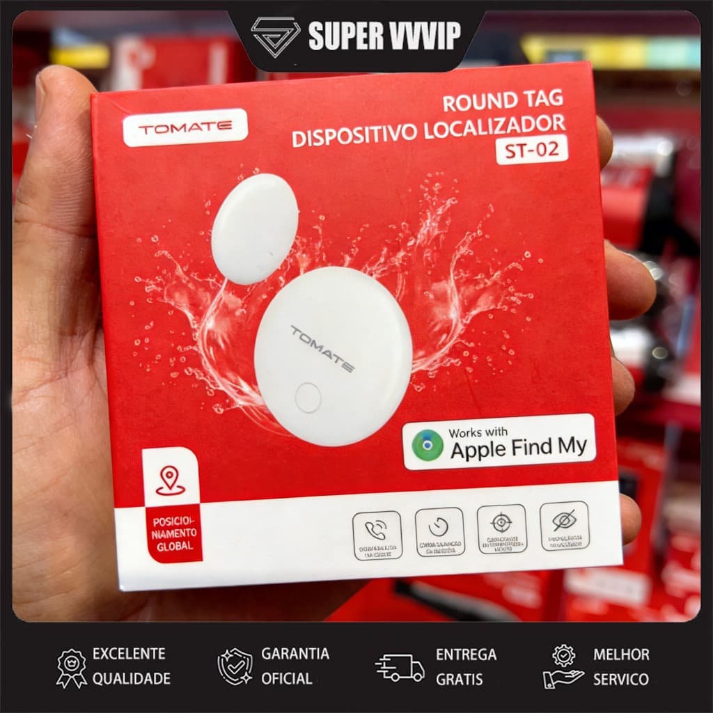 【Brasil Spot Sale】Round Tag Tomate ST-02 – Dispositivo Localizado para Identificação e Rastreamento