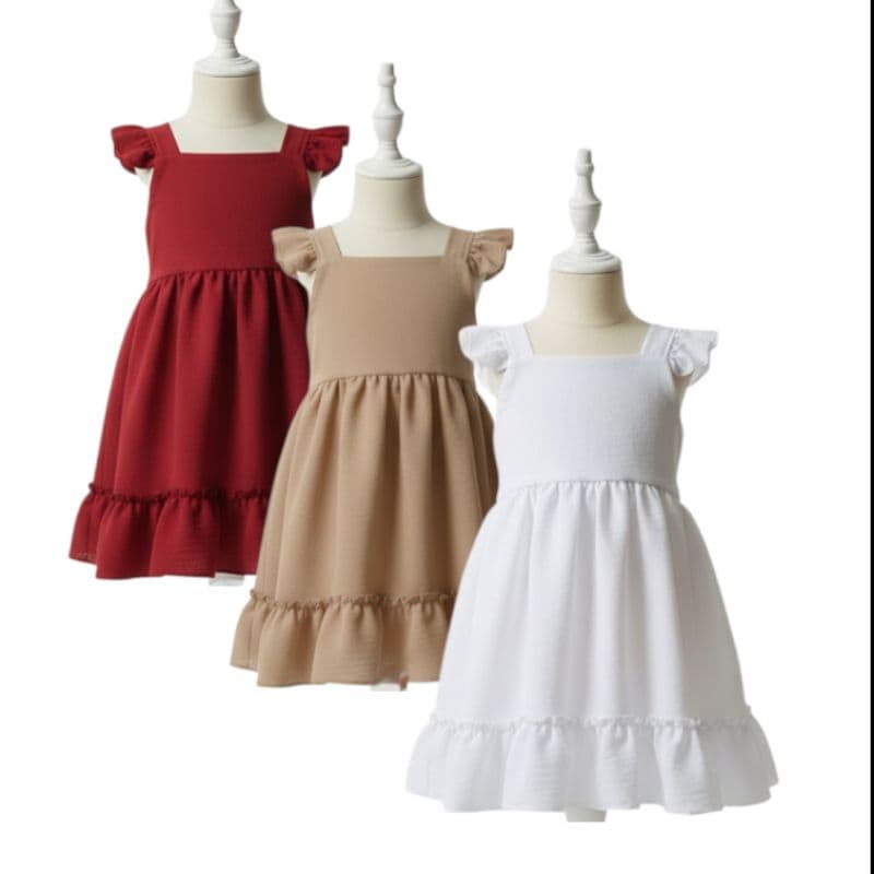 Vestido Infantil Menina - Manga Bufante Princesa