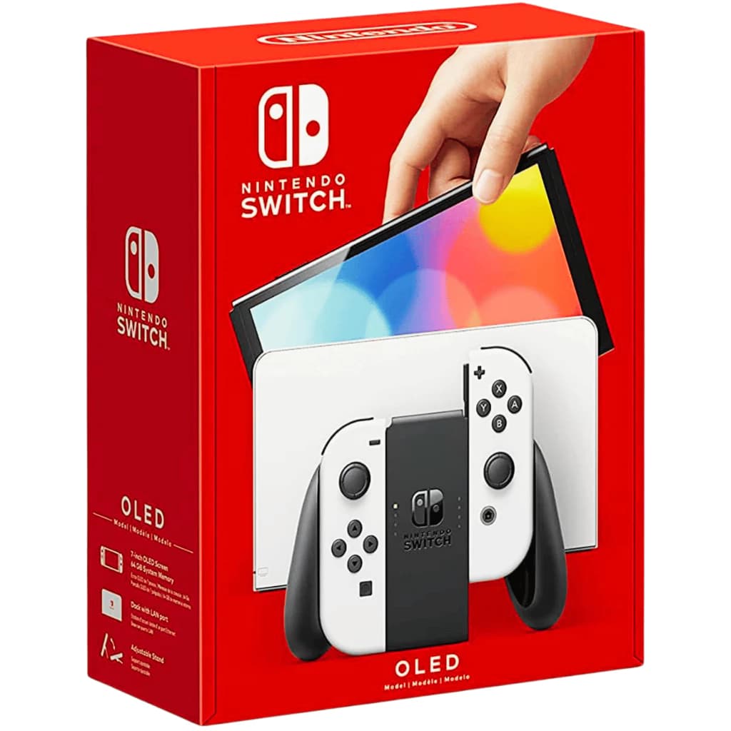 Nintendo Switch Oled Desbloqueado Novo + Cartão memória Original - 10 jogos para escolher!!