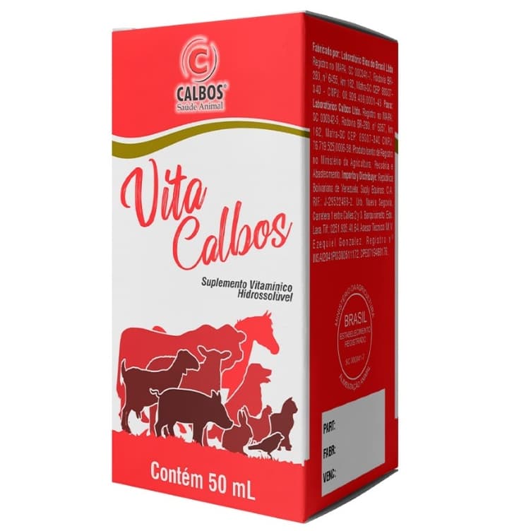 Vita Calbos - VITAGOLD -  Suplemento Vitamínico de 50ml e 20ml