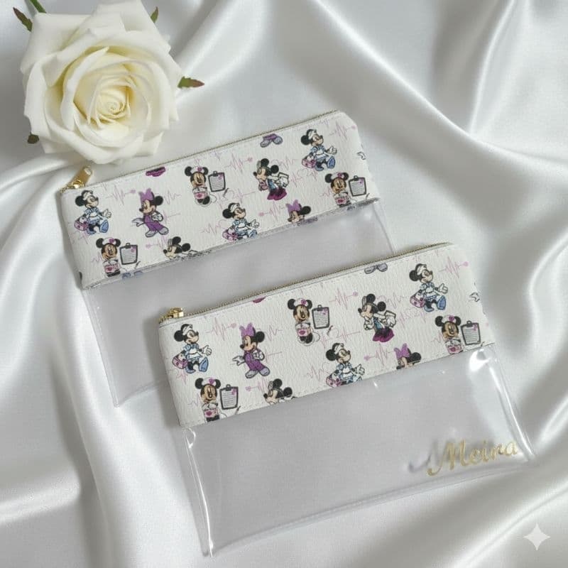 Nécessaire Transparente Personalizada 15x20 Enfermagem |Porta kit higiene – Edição Limitada