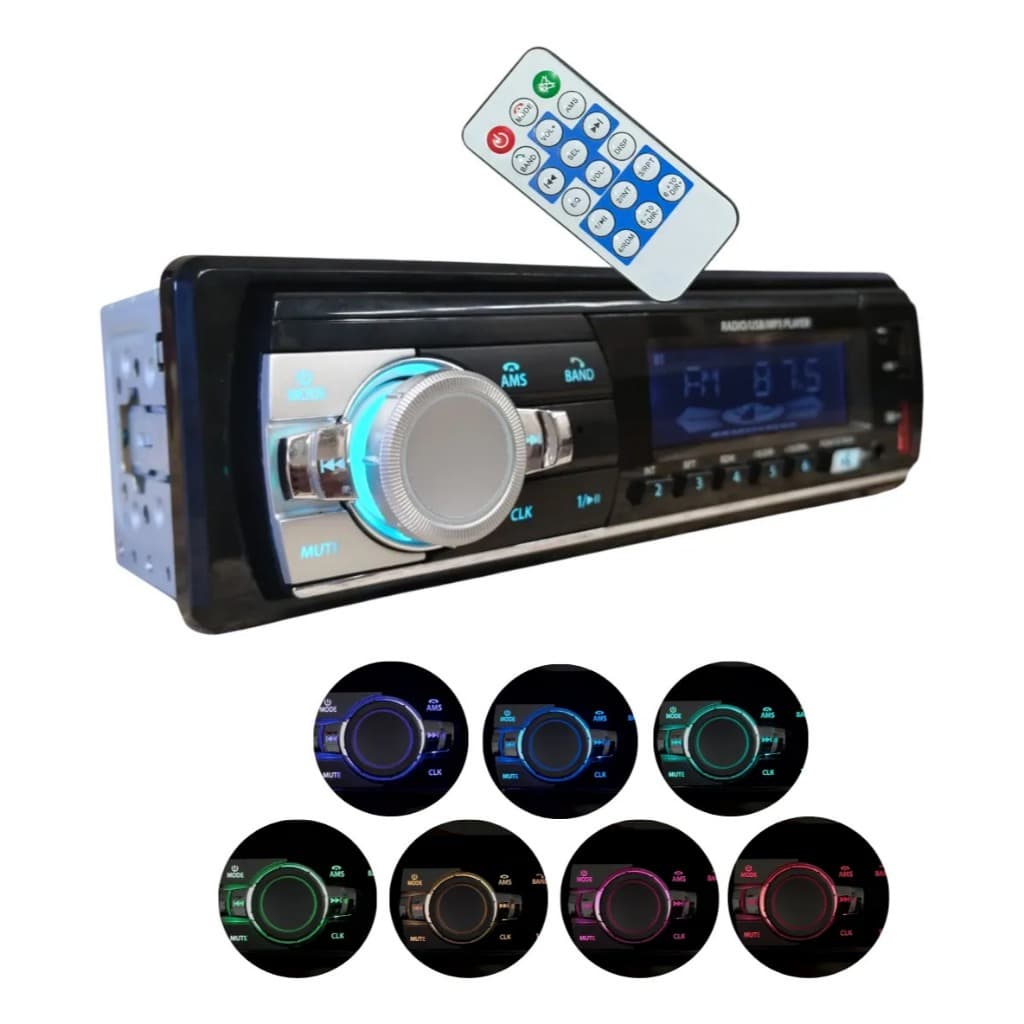 RADIO MP3 PLAYER 7 CORES BLUETOOTH LIKE 521