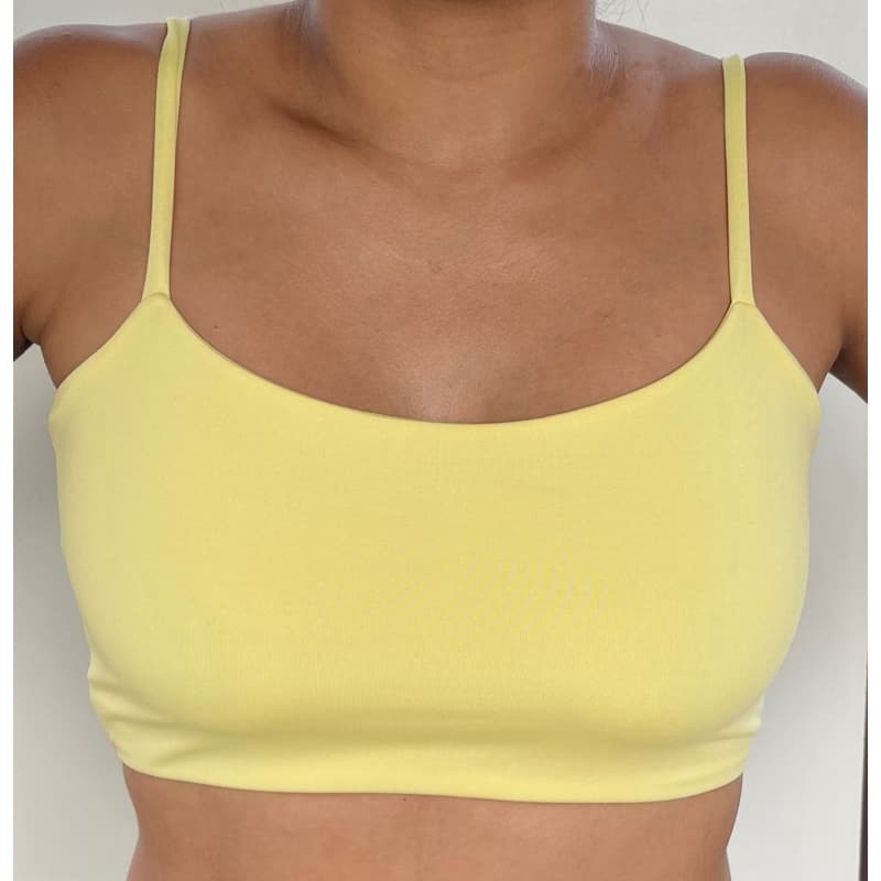 Top Fitness Duplo Alça Fina Suplex Elastano Compressão