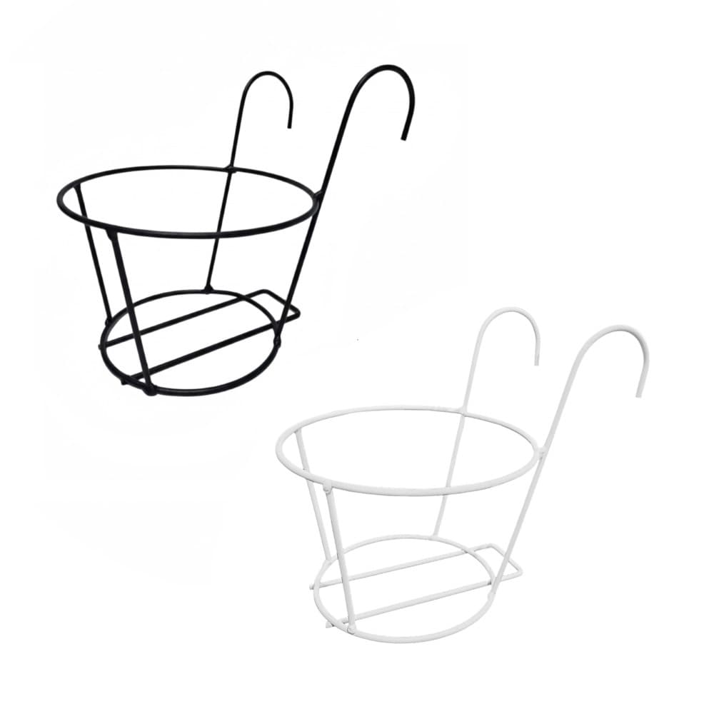 Cesto Porta Vaso Aramado Pendurar Sacada Prédio Apartamento