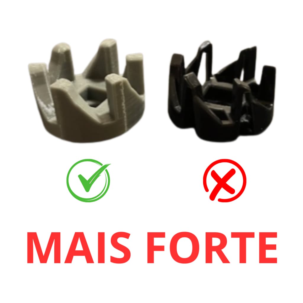 Arrastes engreagem para copo de liquidificador Mondial/Walita/Mallory/Braun e outros