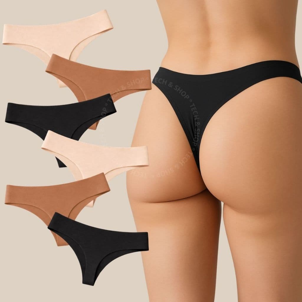 Kit 10,8,5 ou 3 Calcinhas Premium Fio Dental Corte a Laser Sem Costura Macias e Confortáveis