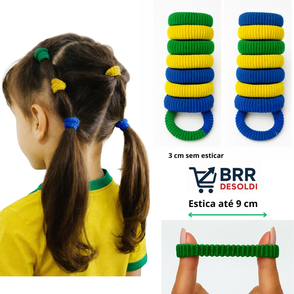 180 Xuxinhas Copa do Mundo - Verde - Amarelo - Azul